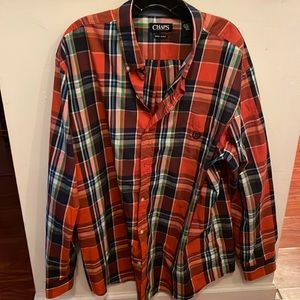 Chaps Checkered XXL Long Sleeve